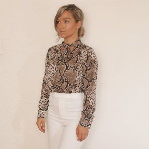 Snake Skin Blouse